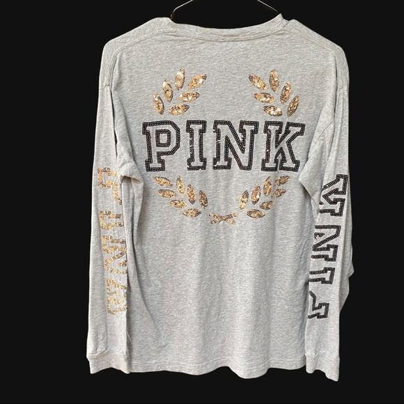 Pink Victoria’s Secret Long Sleeve Bling S Small - Picture 7 of 7